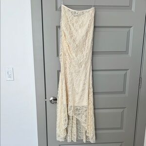 House of CB Therese Lace Floral Maxi Skirt